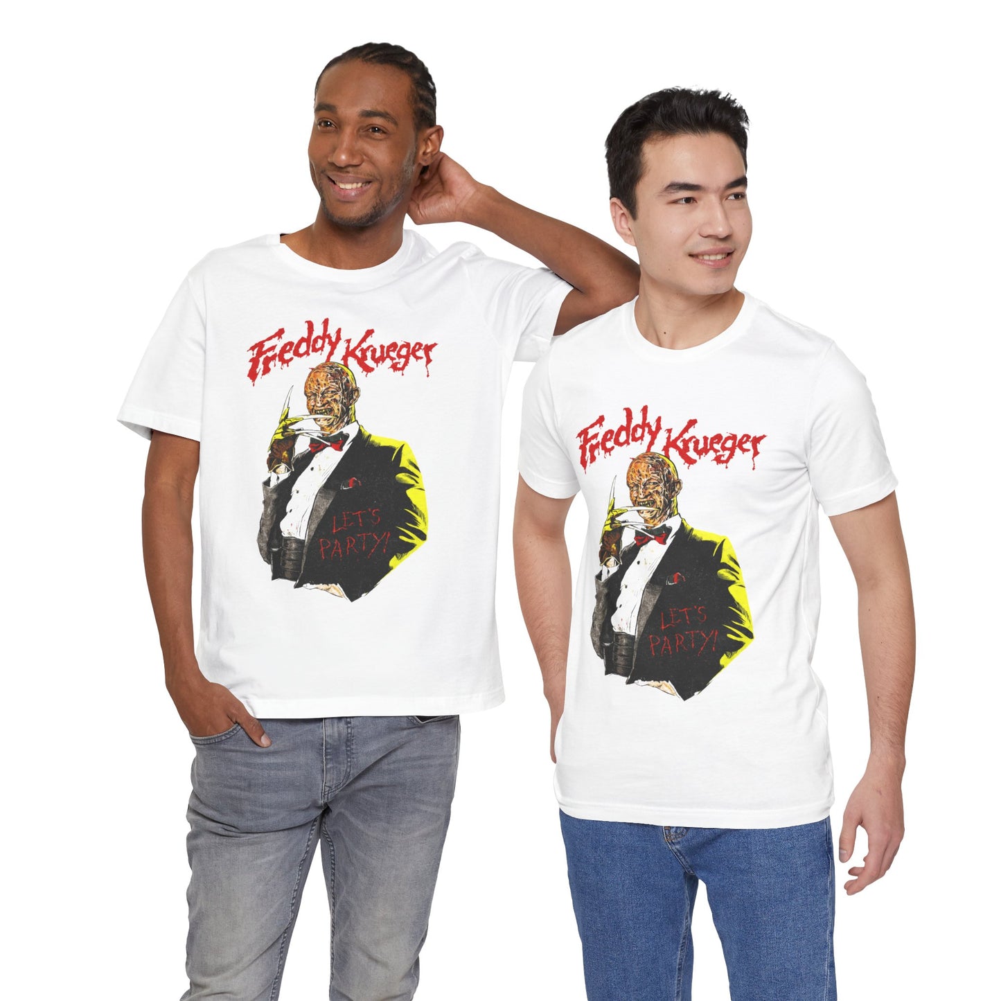 Freddy Krueger (Replica “Let’s Party” Tee/1980s/Nightmare on Elm Street)