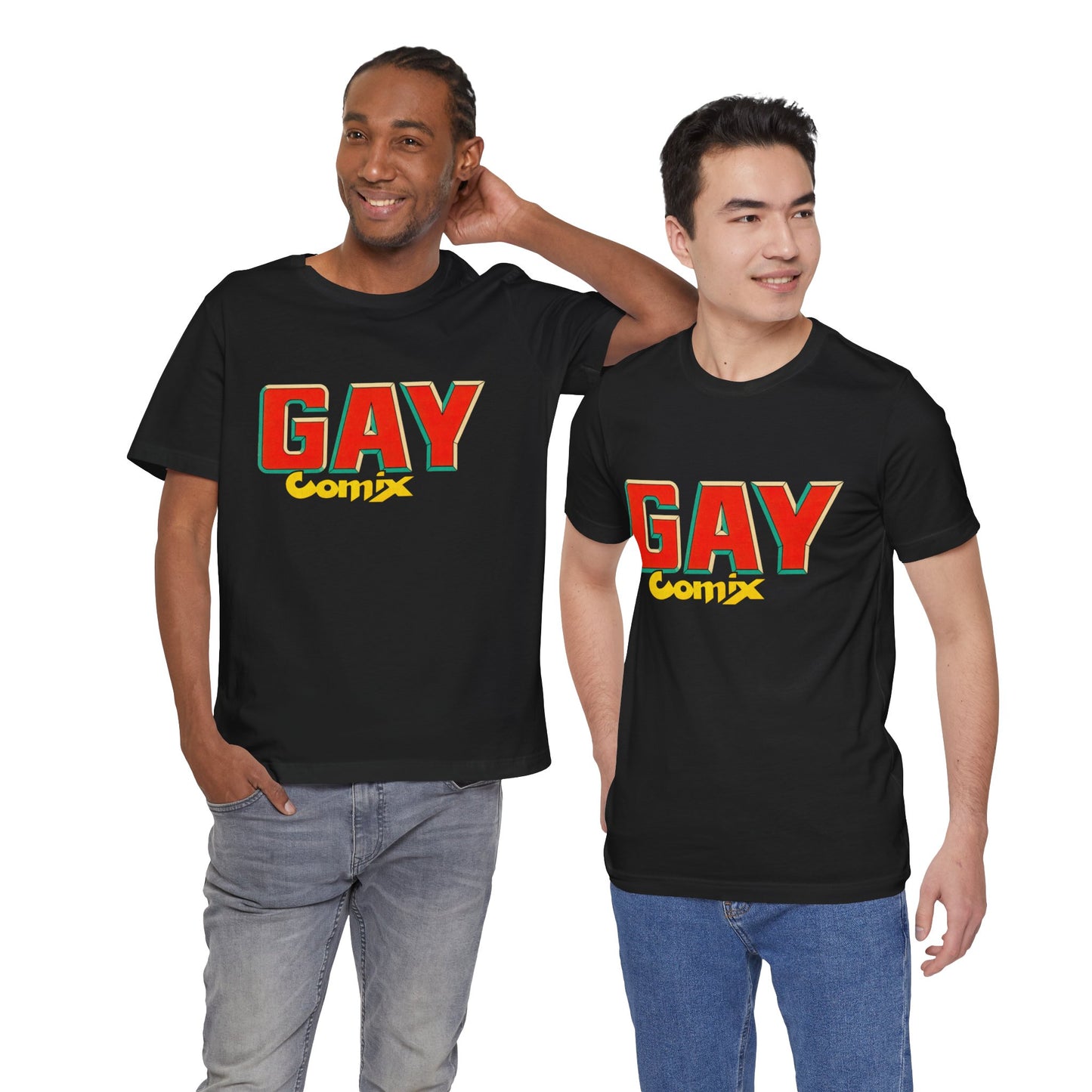 Gay Comix (Replica Early 80's Promo Shirt)