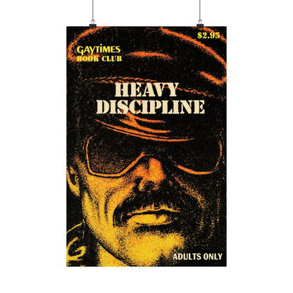 Heavy Discipline (70's Gay Pulp Novel Art Poster)