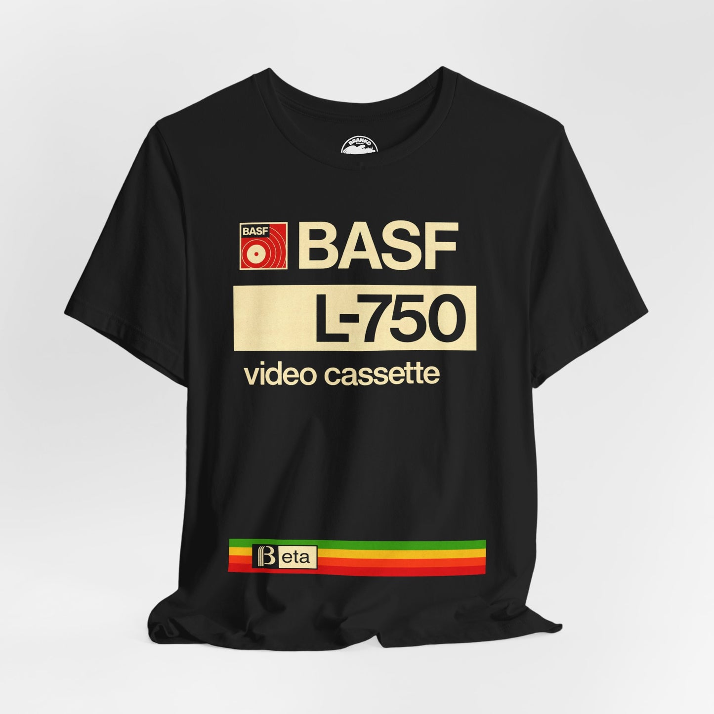 BASF Video Cassette (Beta Logo T-Shirt/80's Throwback Tee)