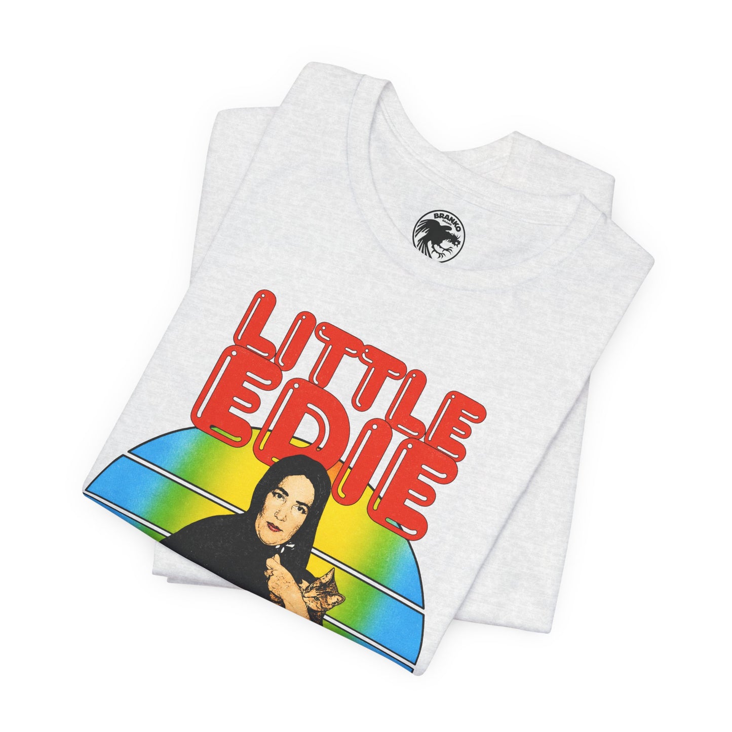 Little Edie (70's Iron On Style Graphic with Vintage Print Effect/Grey Gardens Shirt/Edith Bouvier Beale)