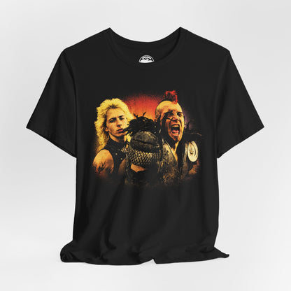 Wez & the Golden Youth (Graphic with Vintage Print Effect/Road Warrior/Mad Max 2)