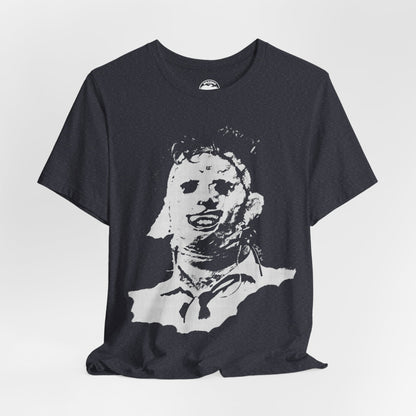 Leatherface (1985 Illustration by Guy Juke/Texas Chainsaw Massacre Shirt)