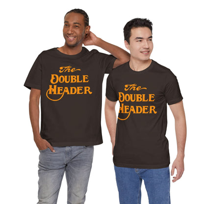 The Double Header (Historic Seattle Gay Bar/1934-2015/Logo with Vintage Print Effect)