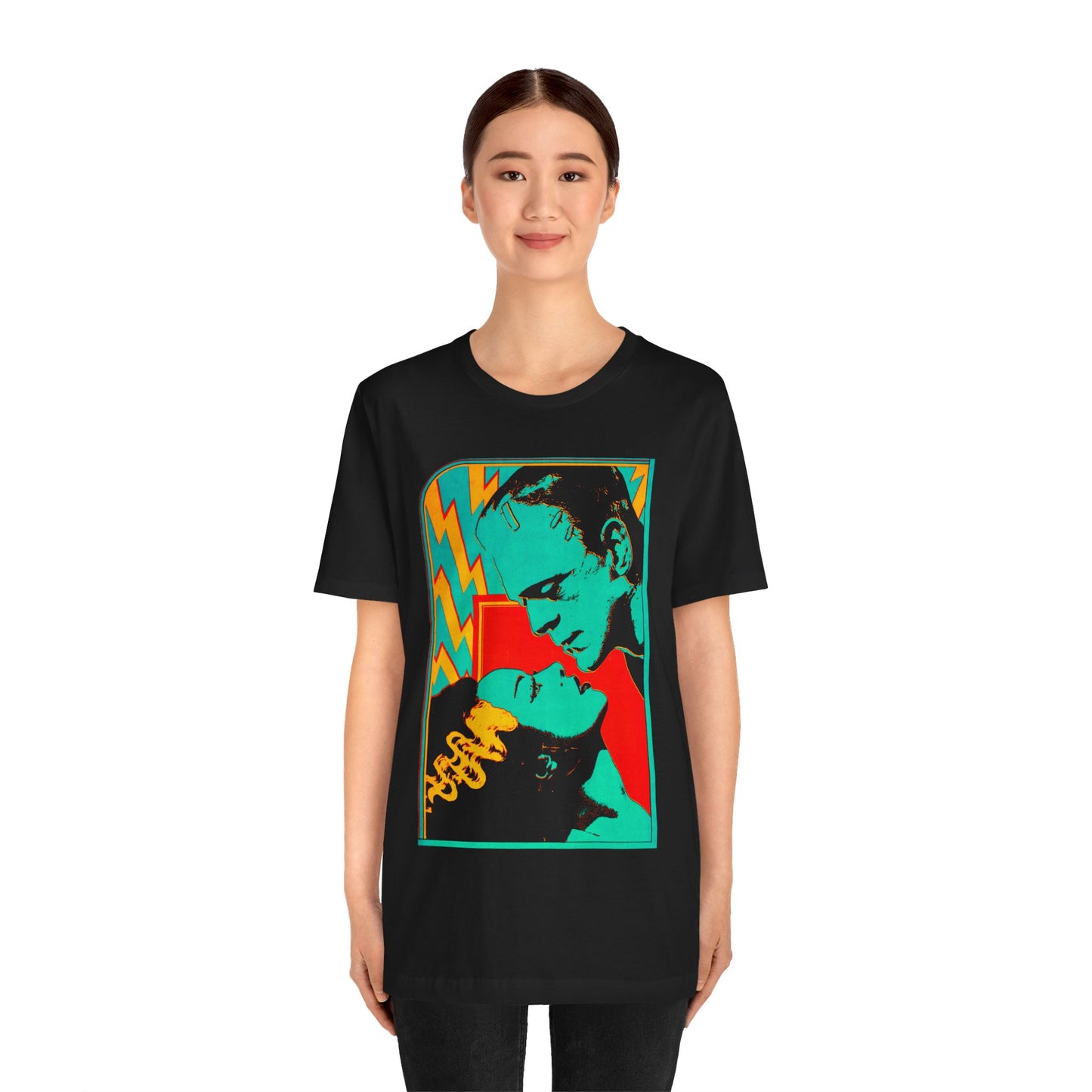 Bride of Frankenstein (Frankenstein's Monster and Bride/70's Black Light Poster/Frankenstein Shirt)