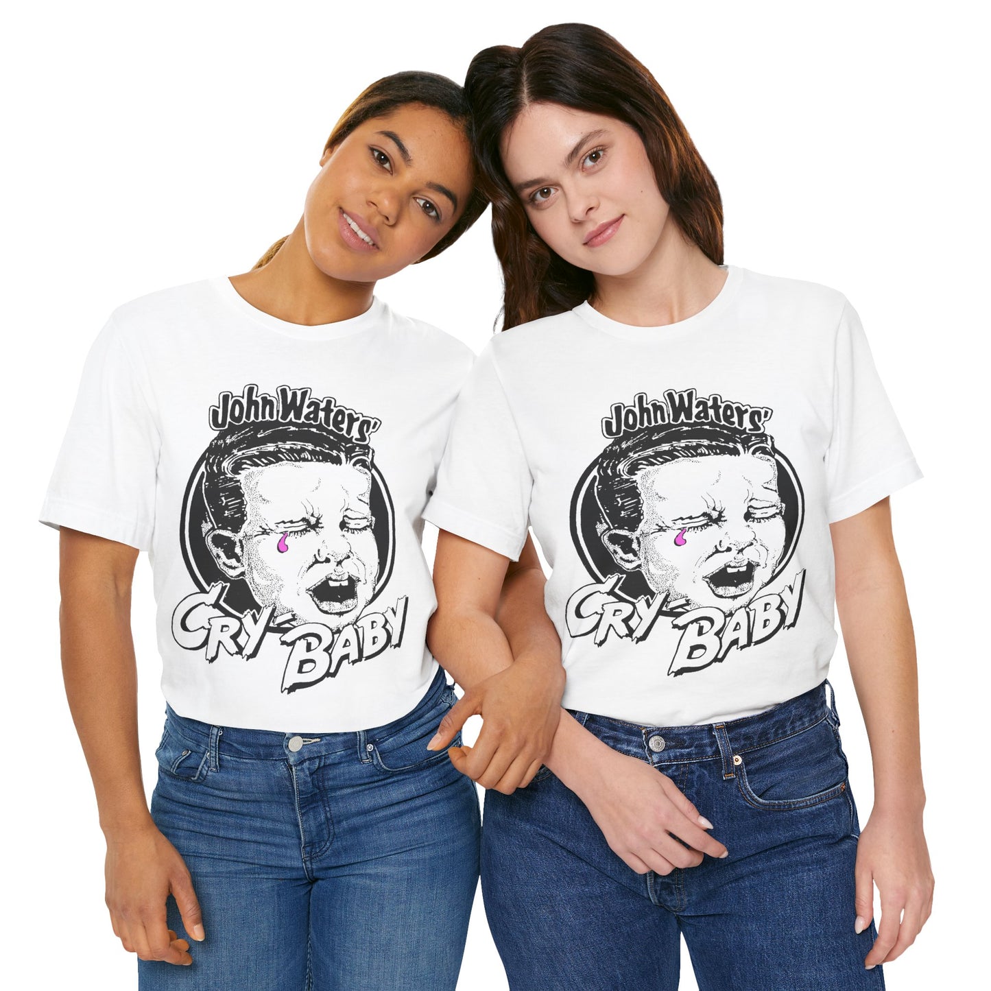 John Waters' Cry Baby (Replica Cast & Crew Promo Shirt/1990/Johnny Depp/John Waters)