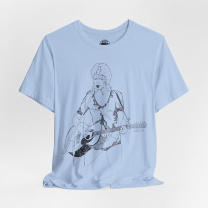 David Bowie (Ziggy Stardust Illustration from Spiders from Mars Tour/David Bowie Shirt)
