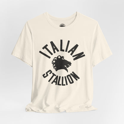Italian Stallion (Rocky Shirt/Replica Logo with Vintage Print Effect/Rocky Balboa)