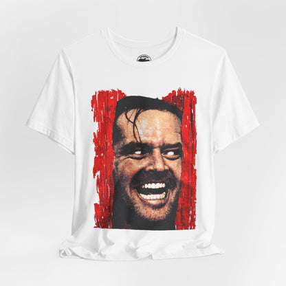 The Shining (Oversized Jack Nicholson Face with 80's Print Effect/Here’s Johnny)