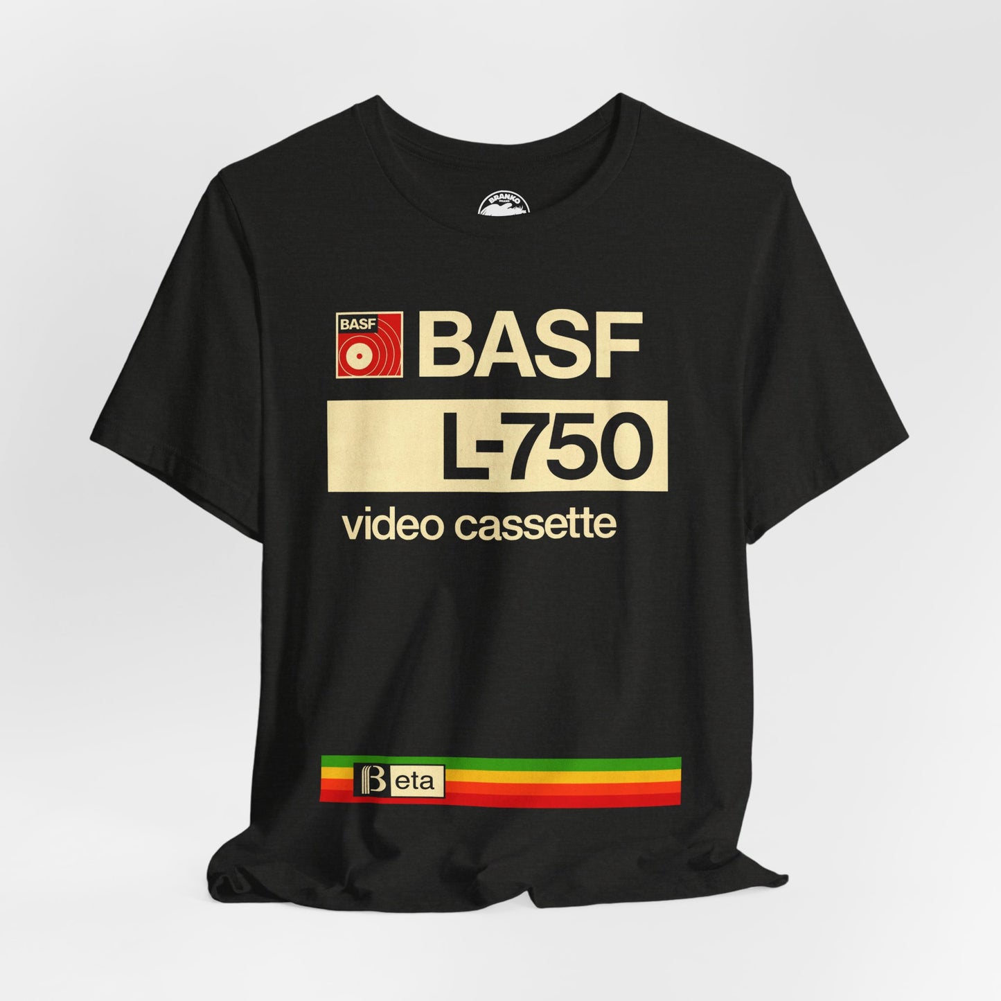BASF Video Cassette (Beta Logo T-Shirt/80's Throwback Tee)