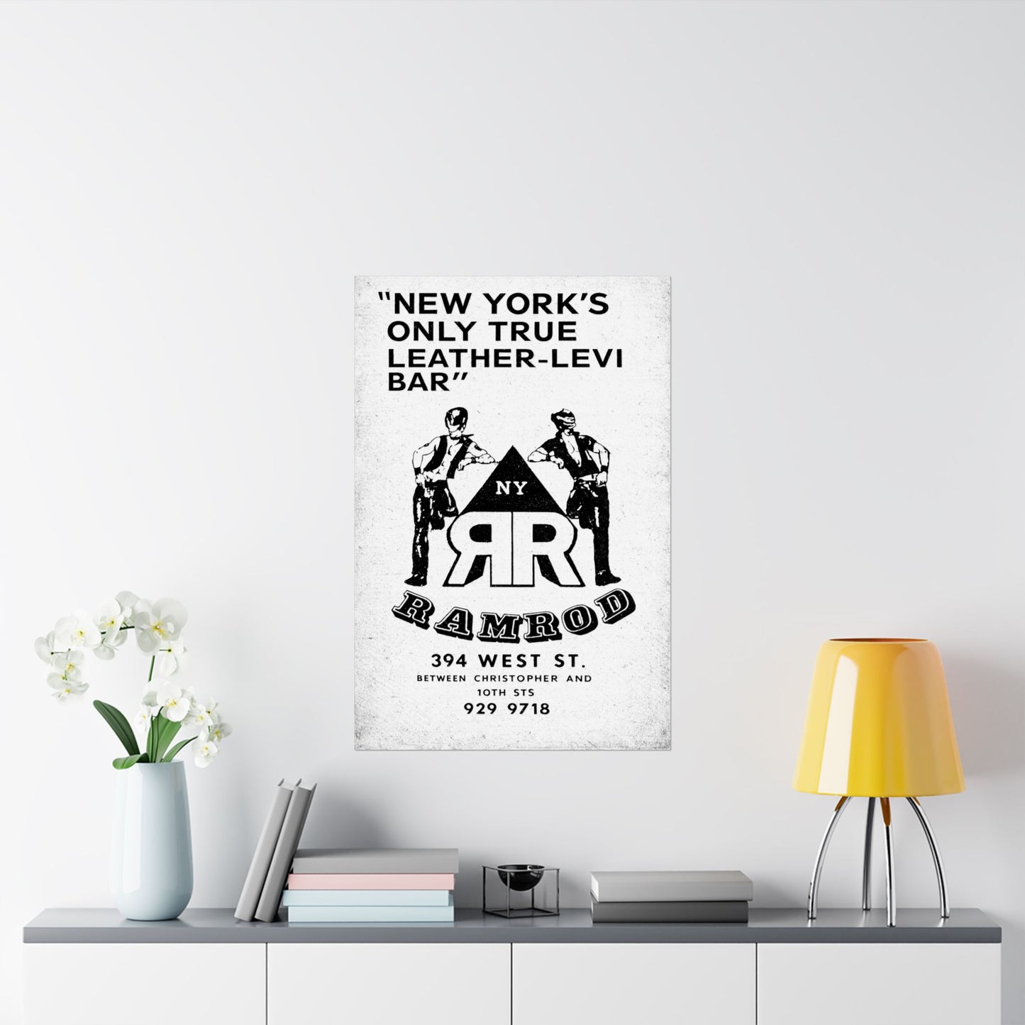 Ramrod New York Poster (Iconic New York City Leather Bar/1973-1980)