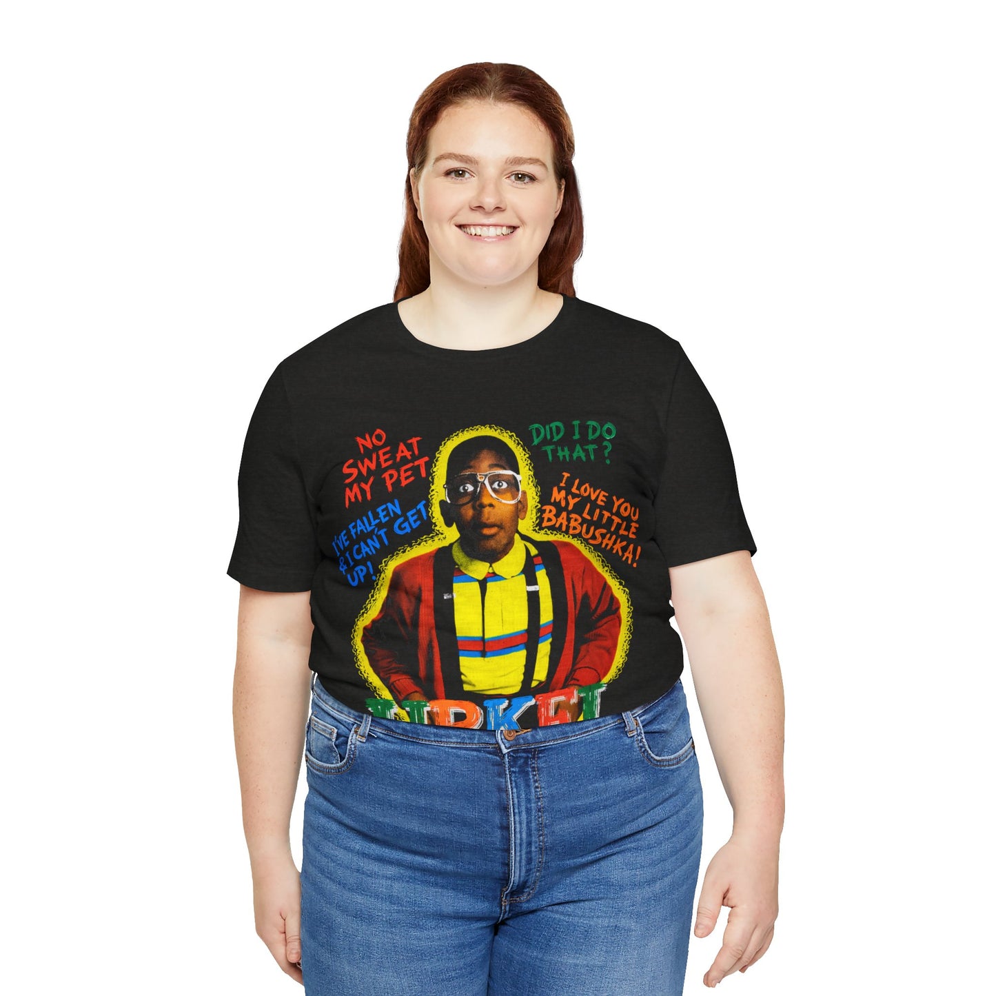 Urkel (Replica 90's Tee/Oversized Graphic/Steve Urkel Family Matters)