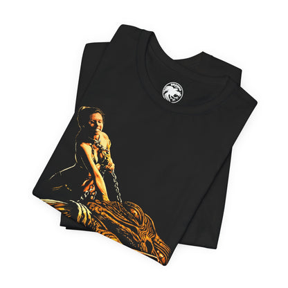 Princess Leia / Jabba Replica Tee (Princess Leia Choking Jabba the Hutt/Fuck the Patriarchy/Star Wars Shirt)