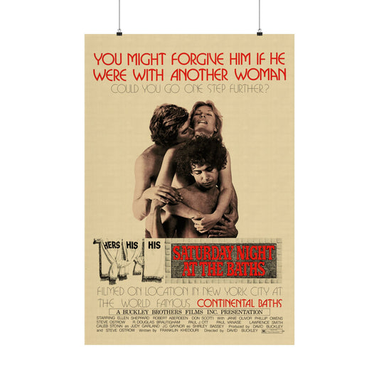 Saturday Night at the Baths (Promo Poster Reprint/1975/Continental Baths)