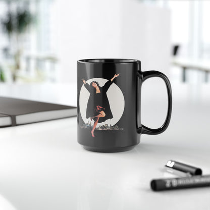 Cher Moonstruck  (Black Mug, 15oz)