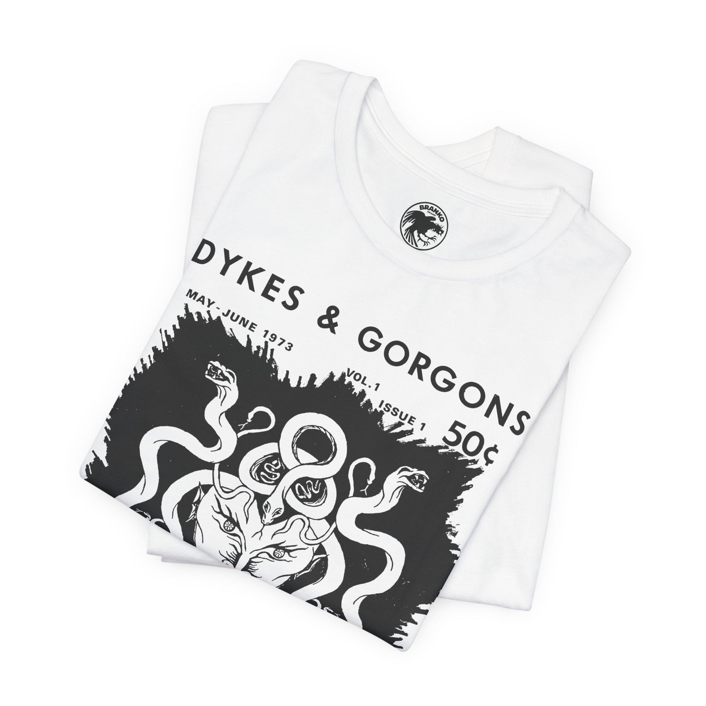 Dykes & Gorgons (1973 Lesbian Zine Cover Art)