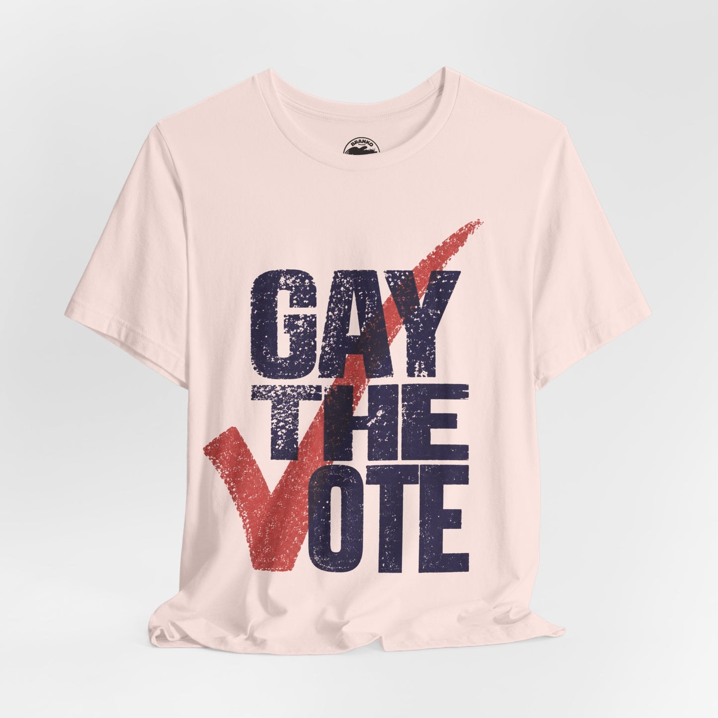 Gay the Vote (90's Rock the Vote Logo Reimagined)