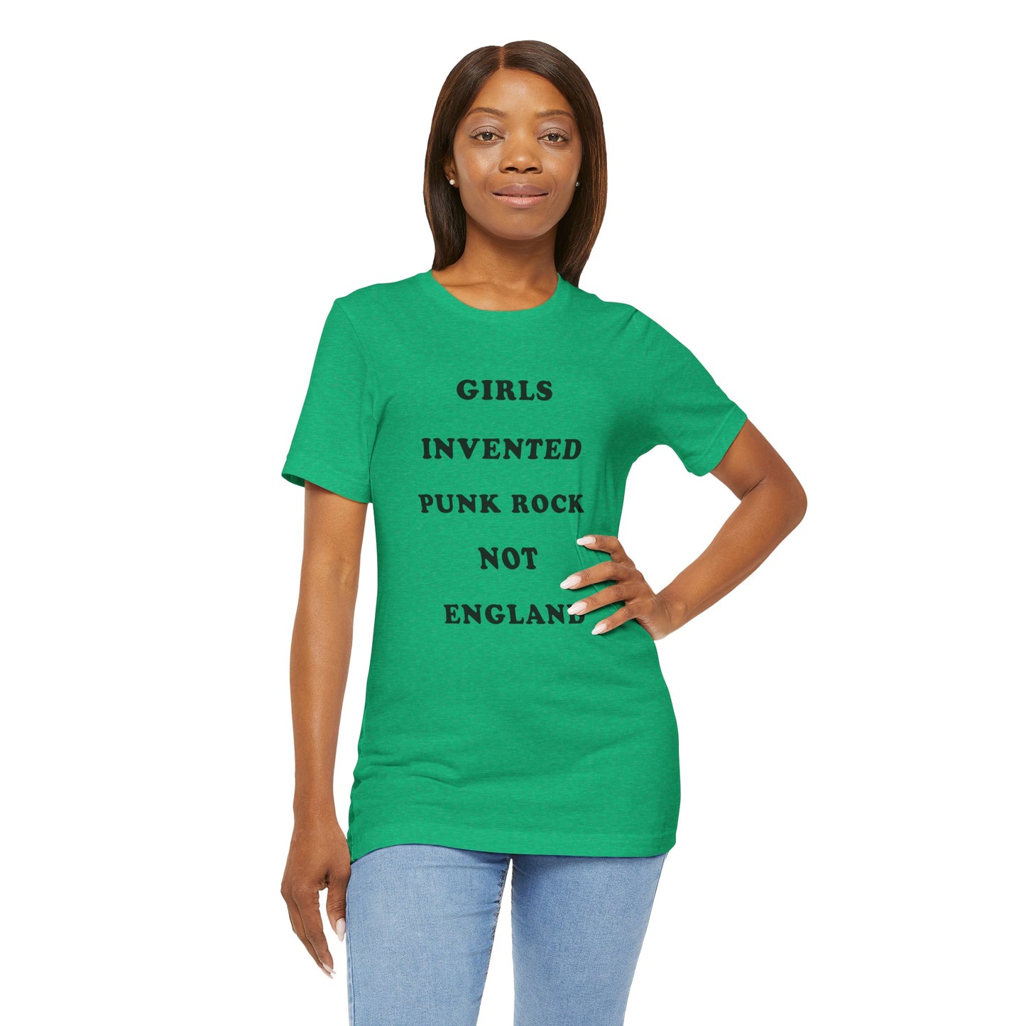 “Girls Invented Punk Rock, Not England”  (Replica Kim Gordon Sonic Youth Tee)