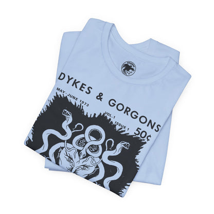 Dykes & Gorgons (1973 Lesbian Zine Cover Art)