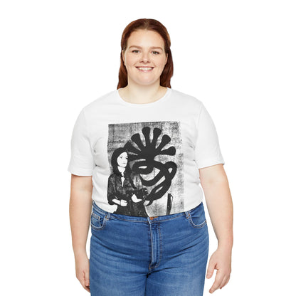 Patty Hearst as "Tania" (Graphic with Vintage Print Effect)