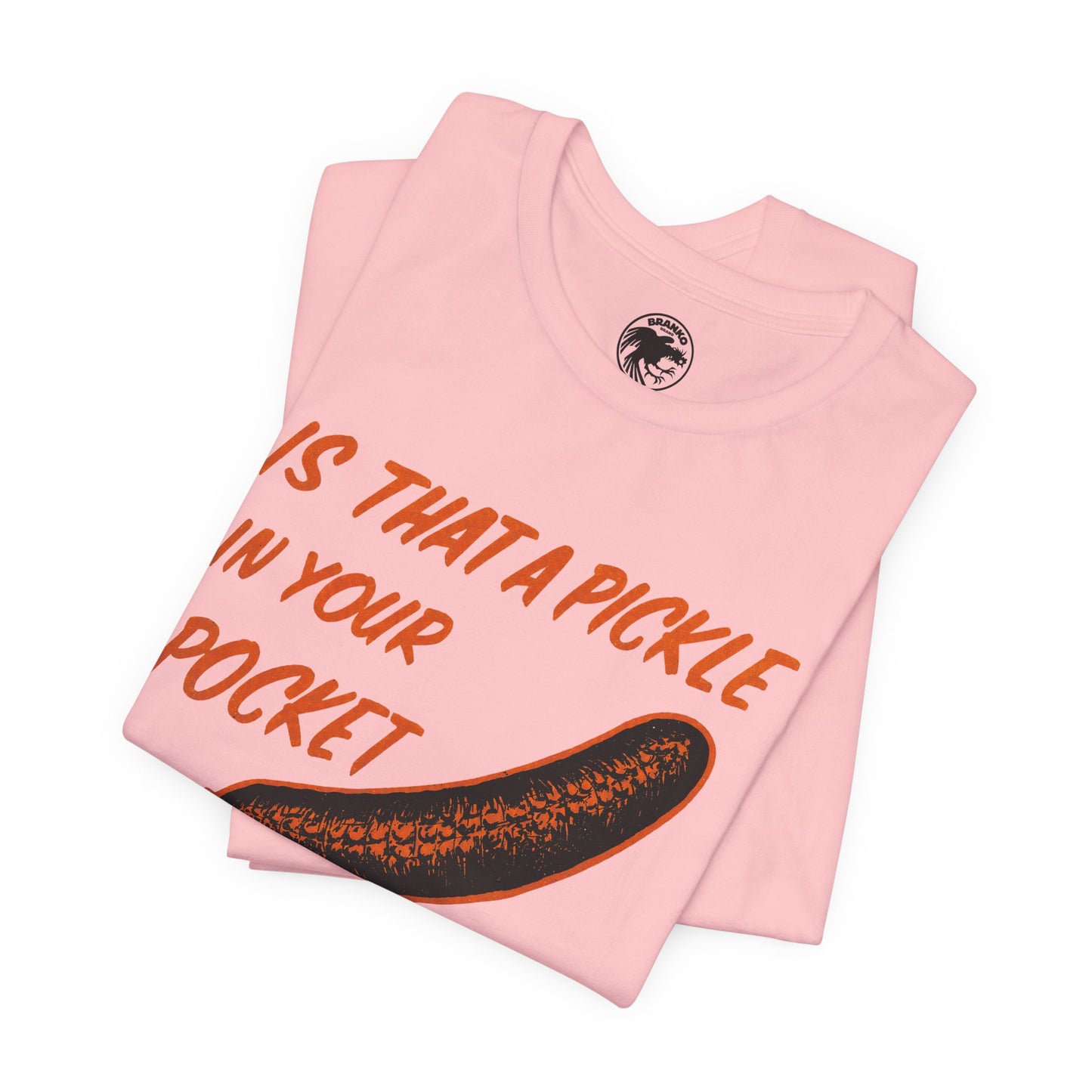 Is That a Pickle in Your Pocket... (Replica 70's Iron-On Transfer Graphic)