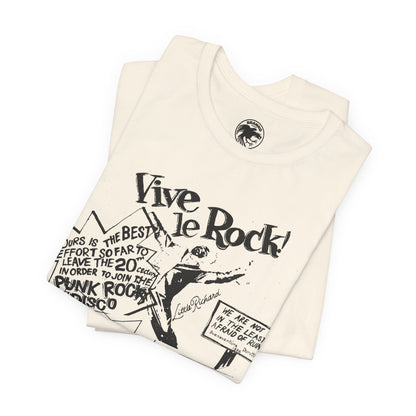 VIVE LE ROCK (Sex Pistols/Vivienne Westwood SEX shop/ McLaren Era Replica Shirt/SEX)