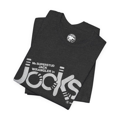 Jock's (Replica 70's Gay Adult Film Promo Tee/Jack Wrangler/70's Gay Porn)
