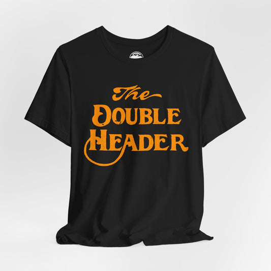The Double Header (Historic Seattle Gay Bar/1934-2105/Logo with Vintage Print Effect)