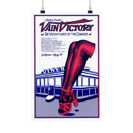 Jackie Curtis Vain Victory Poster (11 x 17 Reprint)