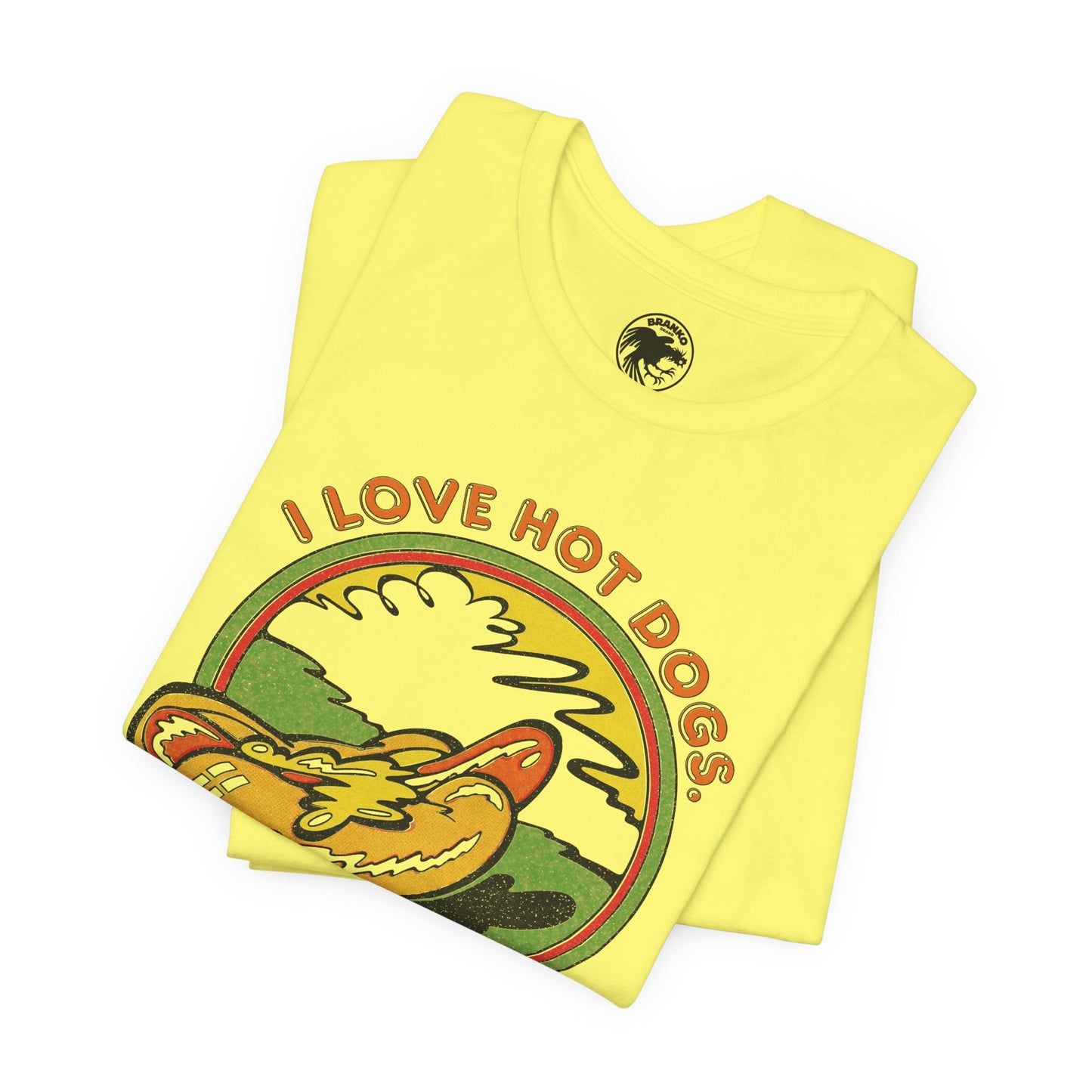 I Love Hot Dogs. Do You? (Replica 70's Iron-On Tee)