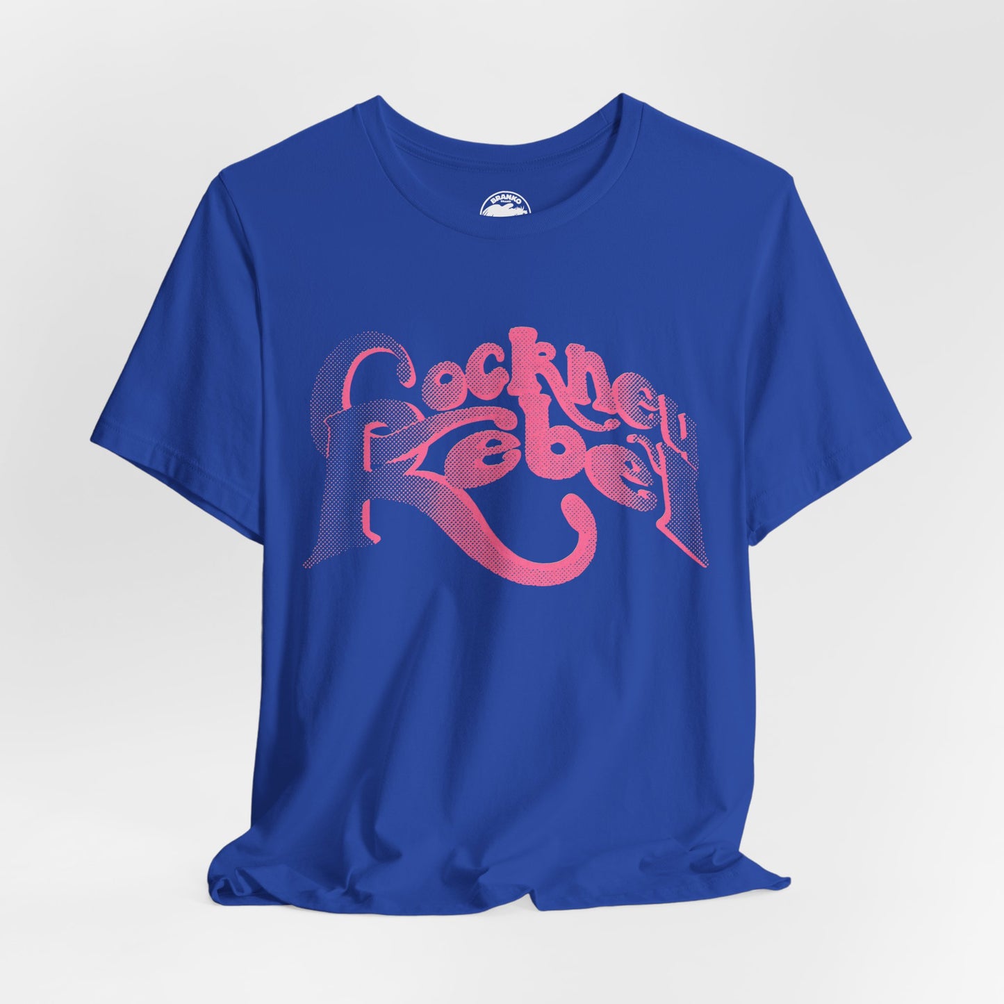 Cockney Rebel (Replica 70's Promo Shirt/Pink Graphic with Vintage Print Effect/Steve Harley & Cockney Rebel Shirt)