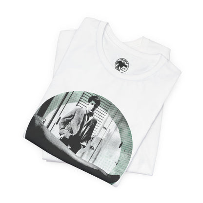 The Graduate (Mod Circle Graphic with Vintage Print Effect/Dustin Hoffman/Anne Bancroft/Mrs. Robinson)