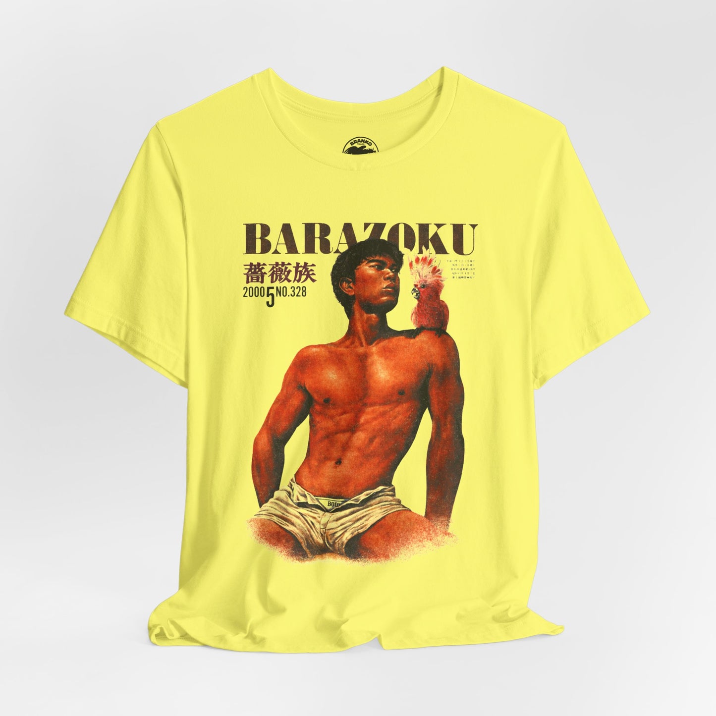 Barazoku (Magazine Cover with Vintage Print Effect/Japanese Gay Magazine/1971-2004)