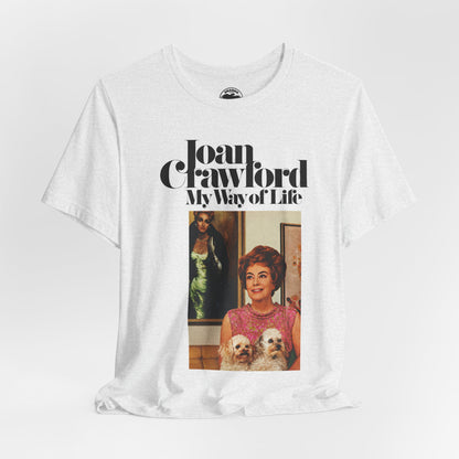Joan Crawford (My Way of Life Cover Art Tee/1971)
