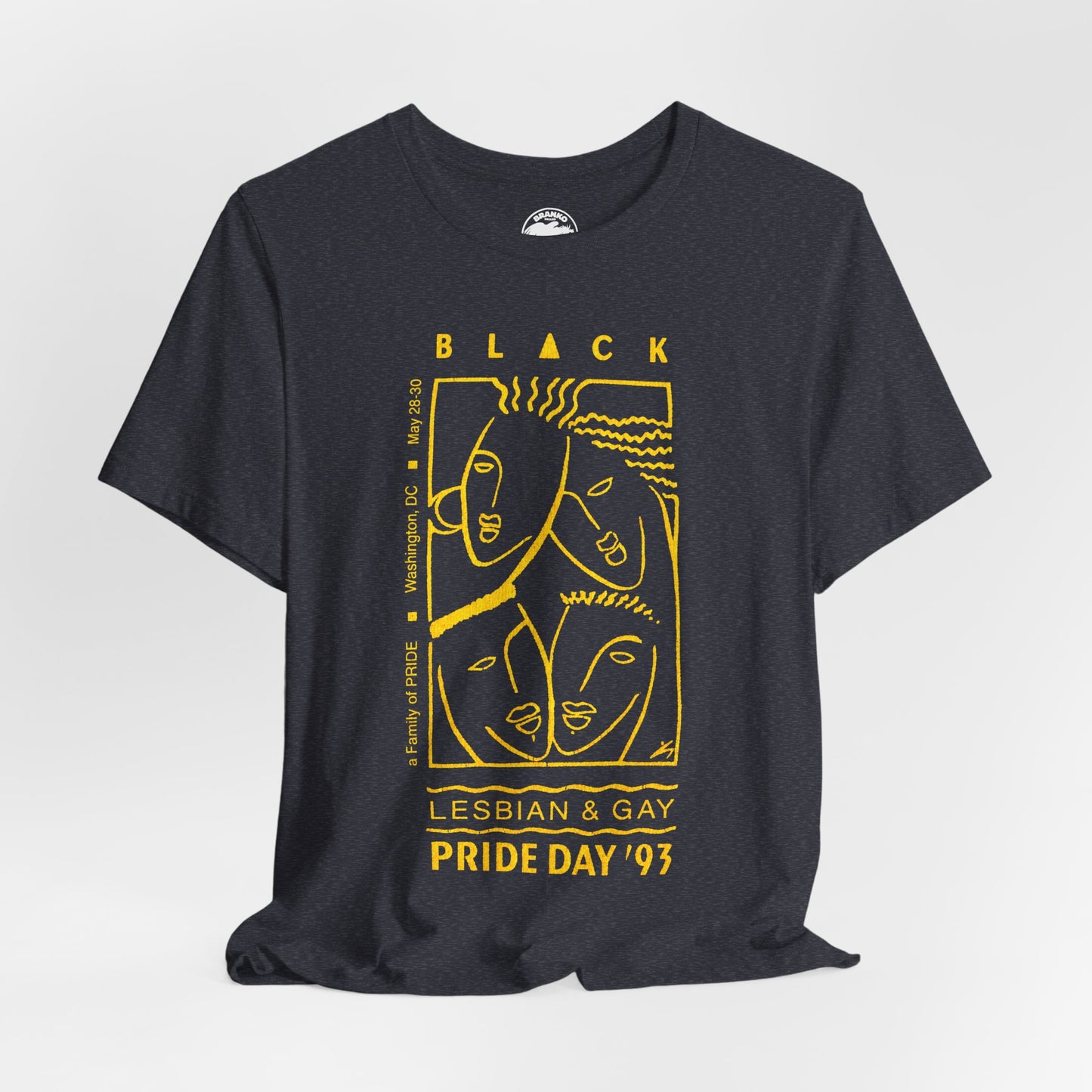 1993 Black Lesbian & Gay Pride Day (Replica D.C. Pride Shirt/Black Pride)