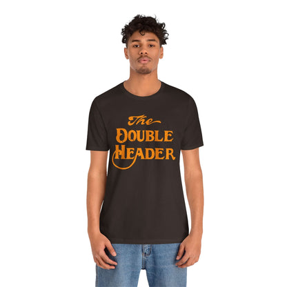 The Double Header (Historic Seattle Gay Bar/1934-2015/Logo with Vintage Print Effect)