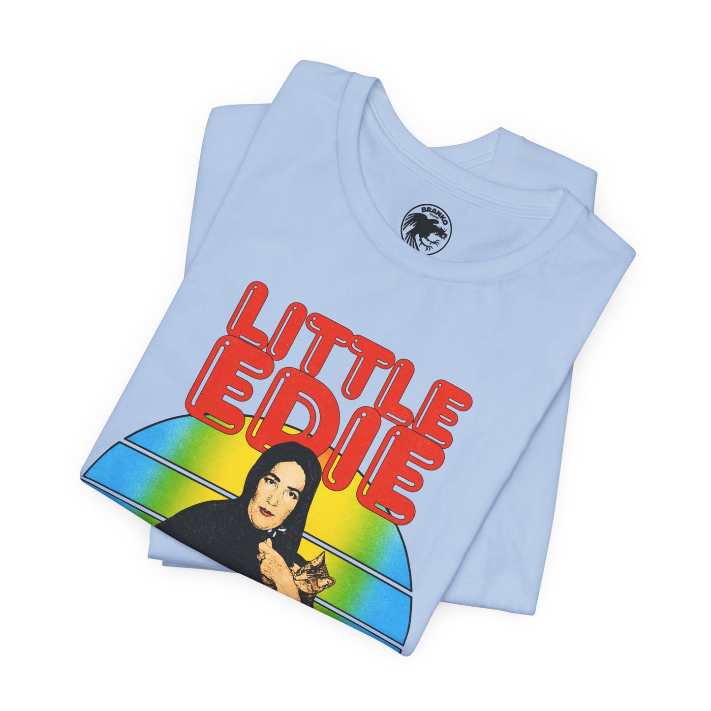 Little Edie (70's Iron On Style Graphic with Vintage Print Effect/Grey Gardens Shirt/Edith Bouvier Beale)