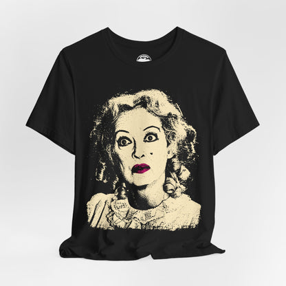 What Ever Happened to Baby Jane? (Graphic with Vintage Print Effect/Bette Davis as Baby Jane)