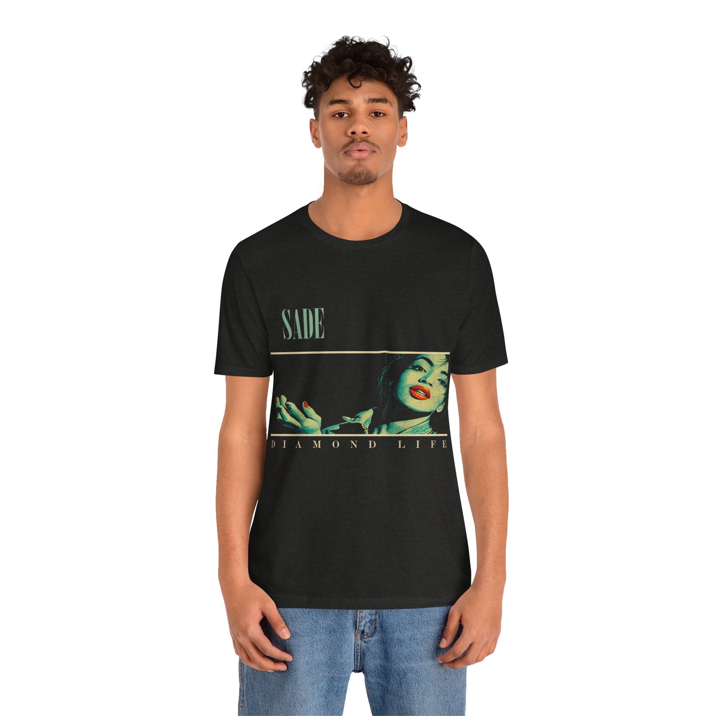 Sade (Diamond Life Pop Art Treatment with Vintage Print Effect/Sade Shirt)