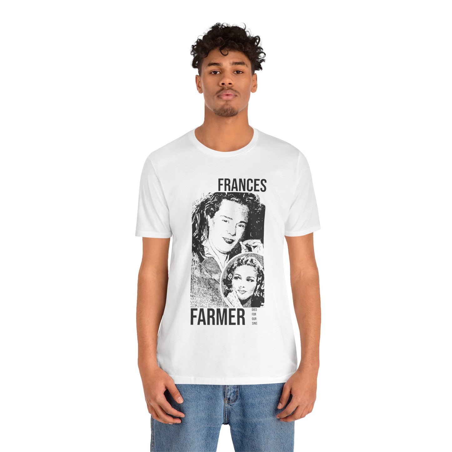 Frances Farmer Died for Our Sins (Graphic with Vintage Print Effect)