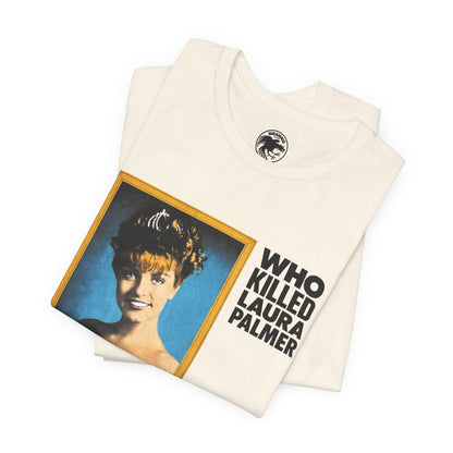 Who Killed Laura Palmer? (Twin Peaks Replica Promo T-Shirt/1990/David Lynch)