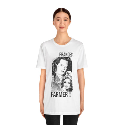 Frances Farmer Died for Our Sins (Graphic with Vintage Print Effect)