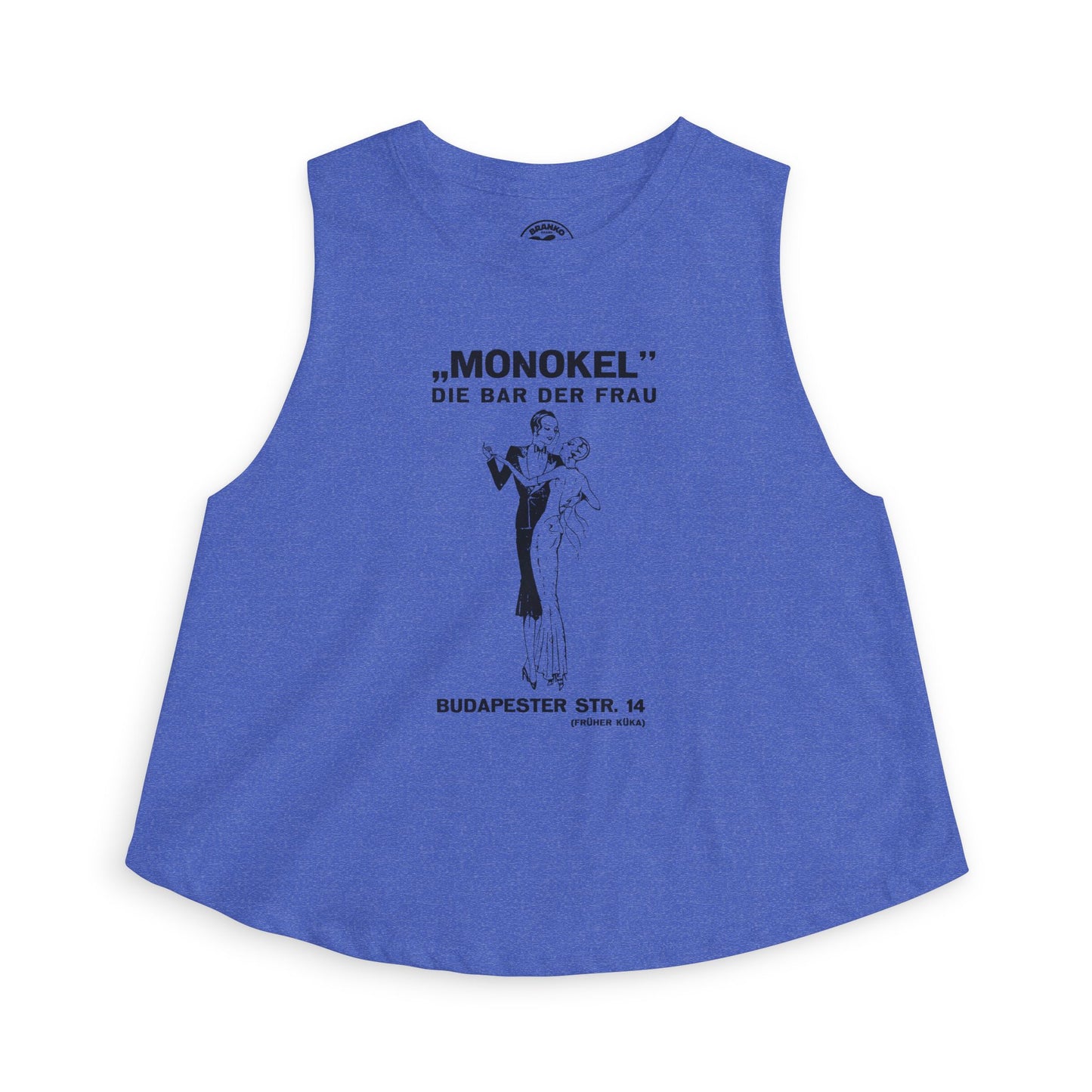 Monokel Crop Top(Early 1930's Berlin Germany Lesbian Bar/Closed by Nazis in 1933/Translation: Monocle The Women's Bar)