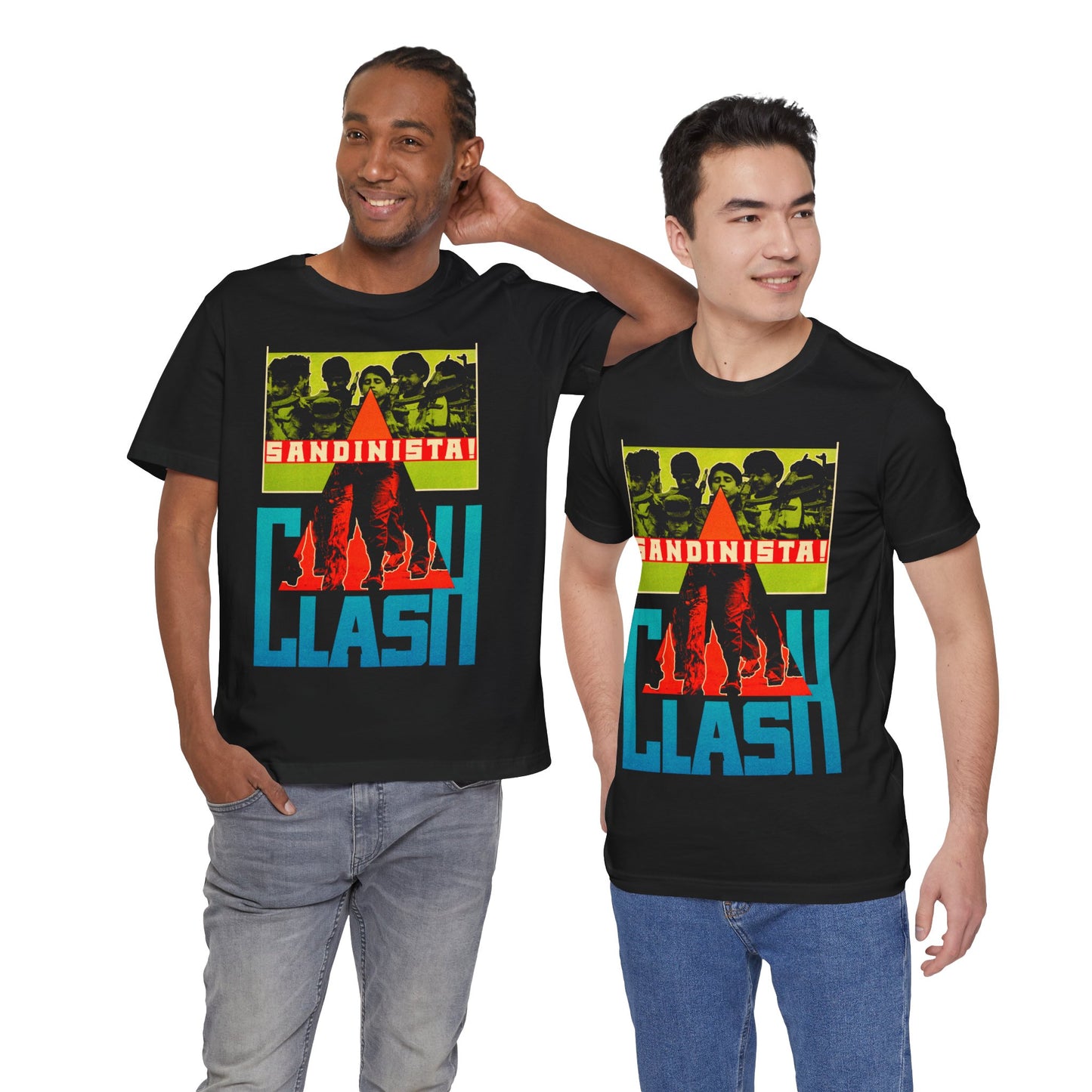 The Clash (Replica Sandinista Promo Tee/The Clash Shirt/The Clash Sandinista)