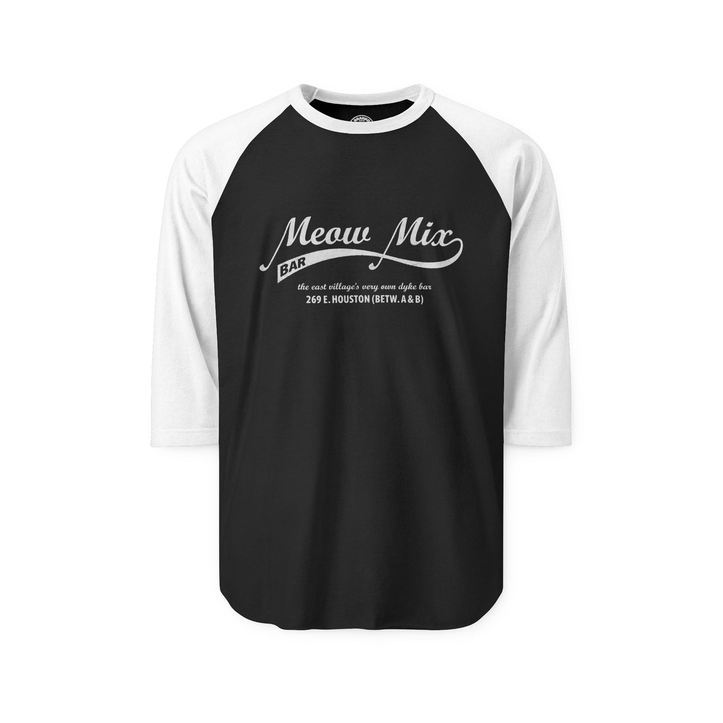 Meow Mix (New York City Lesbian Bar 3/4 Sleeve Shirt)