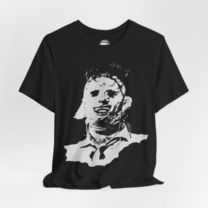 Leatherface (1985 Illustration by Guy Juke/Texas Chainsaw Massacre Shirt)