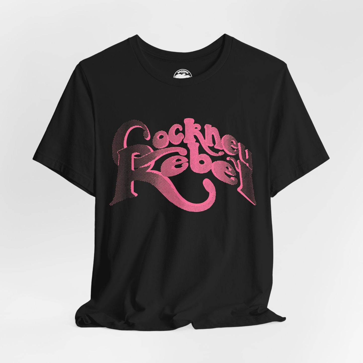 Cockney Rebel (Replica 70's Promo Shirt/Pink Graphic with Vintage Print Effect/Steve Harley & Cockney Rebel Shirt)