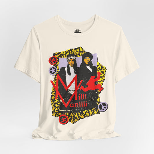 Milli Vanilli (Replica Promo T-Shirt/1988/Rob and Fab/Girl You Know It's True)