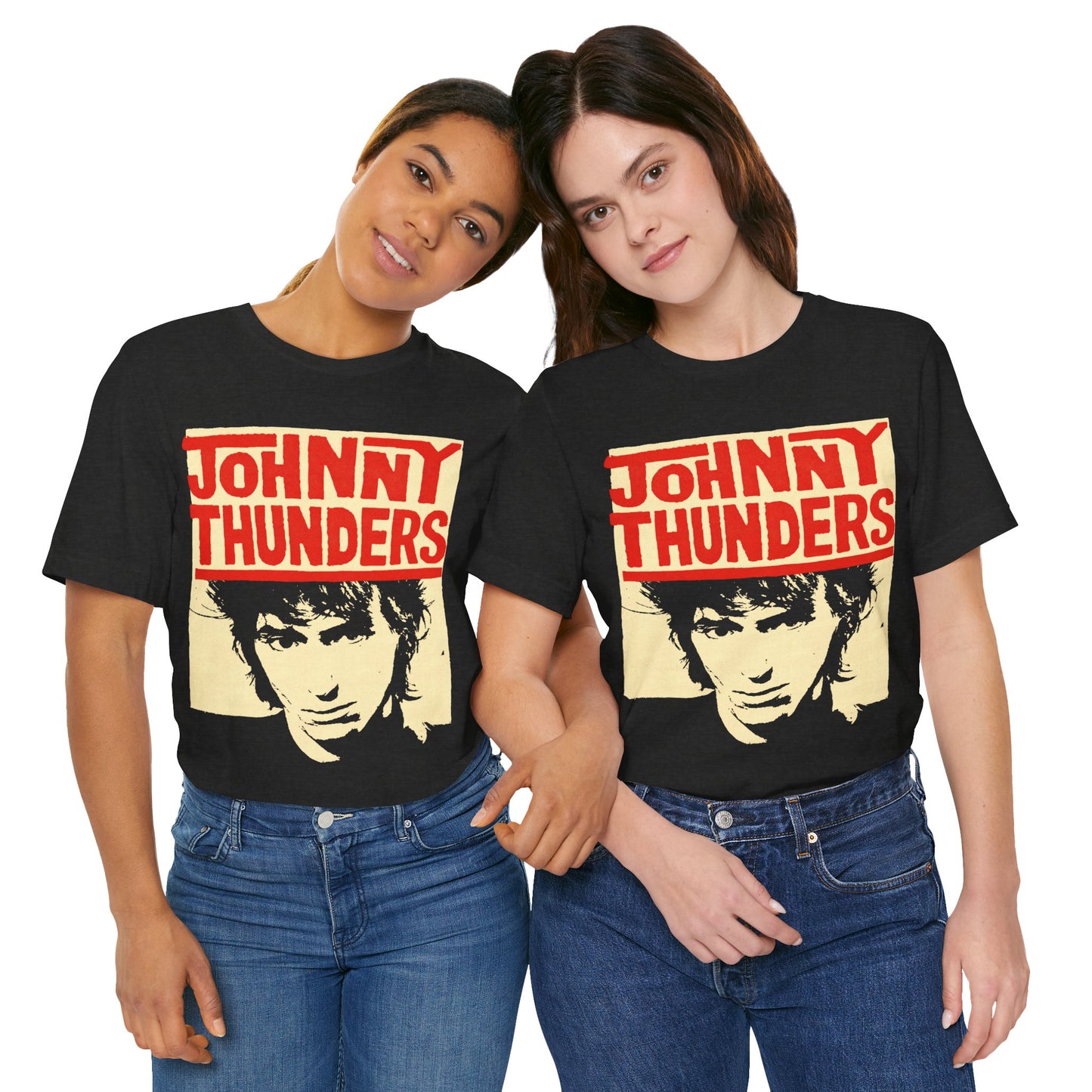 Johnny Thunders (Oversized Graphic with Vintage Print Effect)