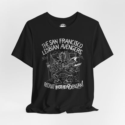 San Francisco Lesbian Avengers (Replica Protest Shirt/Mid-90's)
